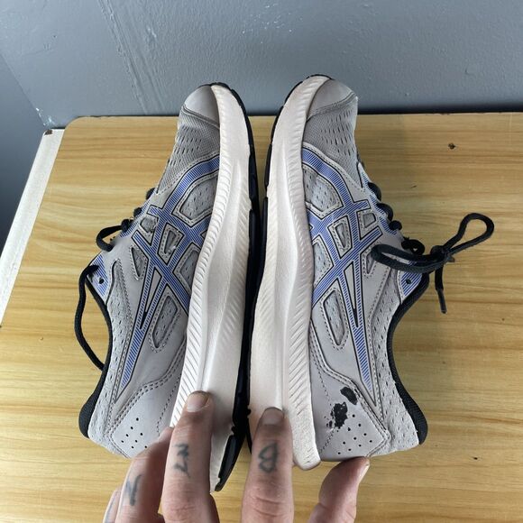 Asics Gel Contend 7 Shoes Mens Size 9.5 Running Athletic 1011B492 Sneakers Gray